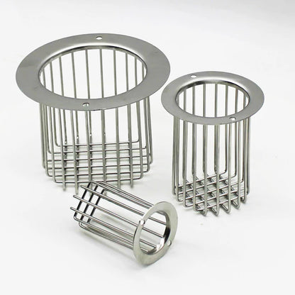 Thickened SUS304 Stainless Steel Drain Filter Basket, Anti-Clog Anti-Rat Pipe Strainer