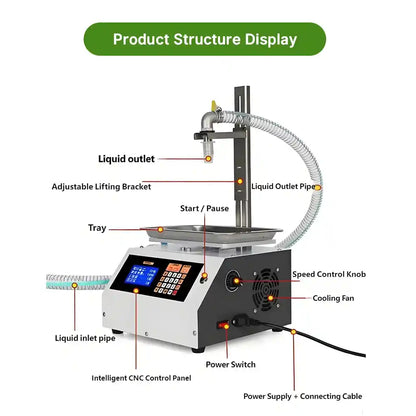Automatic Small Liquid Filling Machine for Tomato Sauce Honey Sesame Paste