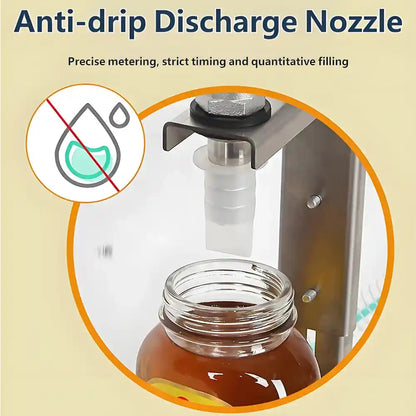 Automatic Small Liquid Filling Machine for Tomato Sauce Honey Sesame Paste