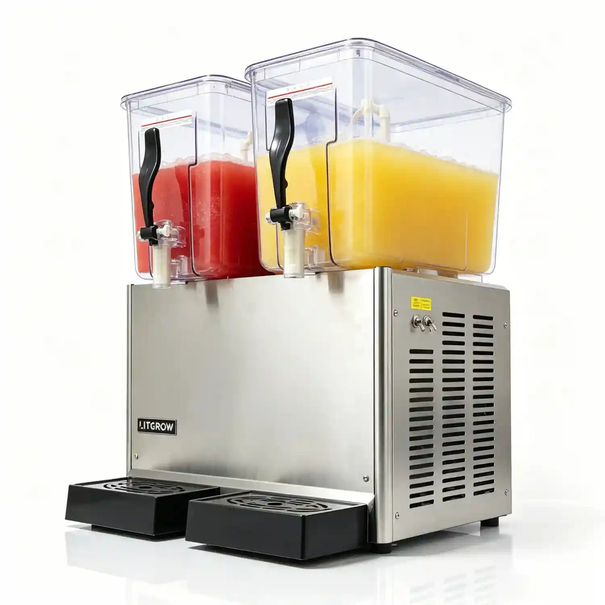 Commercial Double-Cylinder Juice Cold Drink Making Machine with Stirring Function