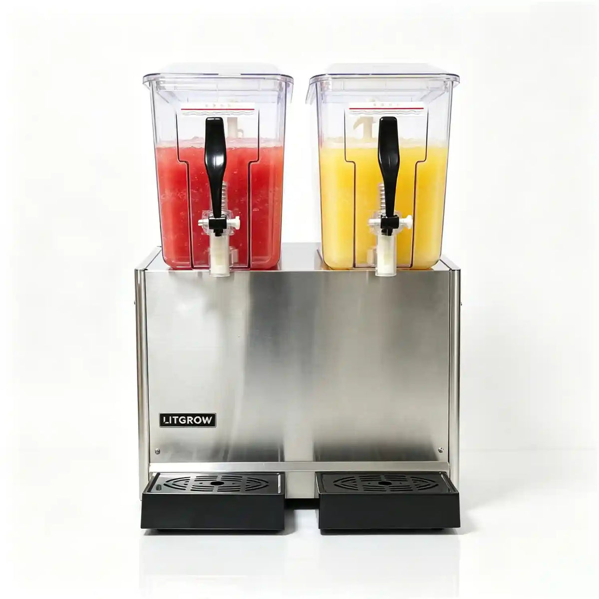 Commercial Double-Cylinder Juice Cold Drink Making Machine with Stirring Function