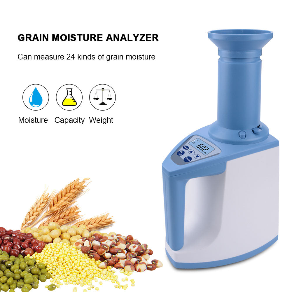 Automatic Digital Grain Corn Rice Wheat Moisture Humidity Gauge Meter Tester Detector