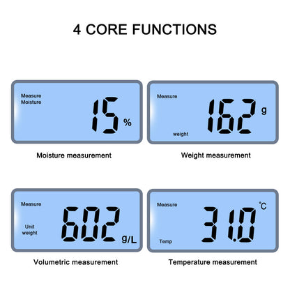 Automatic Digital Grain Corn Rice Wheat Moisture Humidity Gauge Meter Tester Detector